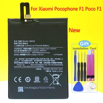 NAUJAS BM4E BN56 BN62 Baterija Xiaomi Mi Redmi 9 Pastaba 9T 9A 9C Pocophone Poco F1 POCO M2 Pro M3 +Sekimo Numerį