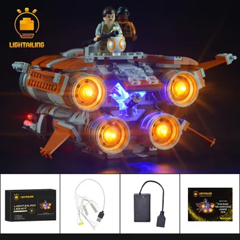 LIGHTAILING LED Šviesos Rinkinys 75178 Star War Serija Jakku Quad Jumper (neįeina Modelis)