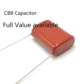 Aukštos įtampos Originalus CBB kondensatorius metalo Originalus CBB81 2000V 2KV 104J 0.1 UF 100NF Originalus CBB22 10vnt/daug 104 2000V
