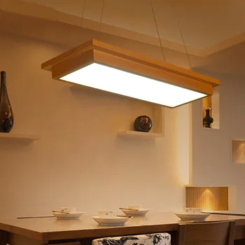 Japonų stiliaus led sieniniai šviestuvai medienos Restoranas kambarį vakarienė asmeninį kūrybos medžio masyvo apšvietimo žurnalas lempos ZA MZ78