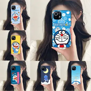 Animacinių filmų Doraemon Telefono dėklas Fundas už Redmi Pastaba 11 10 9 8 6 Pro 10T 9S 8T 7, 5A 5 4 Silikono Aukštos Kokybės, Prabangos Dangtis