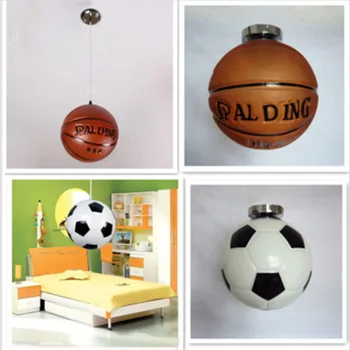 krepšinio, futbolo, liustra, vaikų kambario, miegamojo liustra lubų lempa Led Lubų Lempa Sietynas liustra Apšvietimo