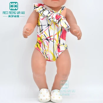Drabužių lėlės tinka 43cm žaislas naujas gimęs lėlės ir Amerikiečių lėlės mados dirželis maudymosi kostiumėlį, china sijonas