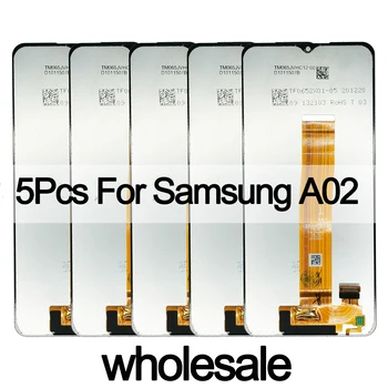 5vnt/daug Originalių Samsung Galaxy A02 LCD Ekranas A022 SM-A022M Ekrano Pakeitimo 
