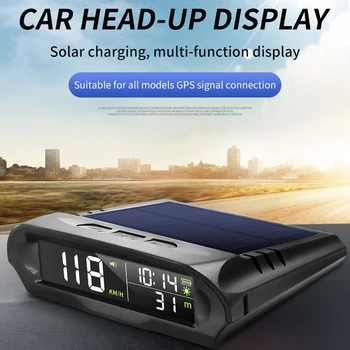 X98 HUD Auto GPS HUD Head-Up Display priekinio Stiklo Automobilio Spidometras Projektoriaus Skaitmeninio Reikmenys Visų Automobilių
