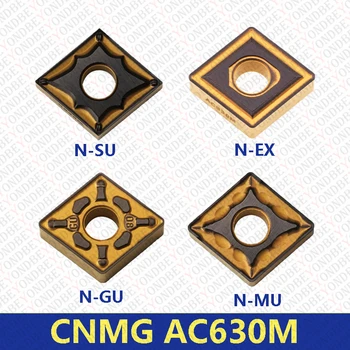 CNMG AC630M AC6030M AC6040M AC6020M CNMG120404N-GU-IKI CNMG120408N-SU CNMG120402N-SU CNMG120412N-MU-EX Karbido Įterpti Tekinimo Įrankiai