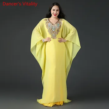 Žiemos Lady Moterų Pilvo Indijos Rytietiškų Šokių Suknelė Deimantas Skraiste 2vnt Nustatyti Kostiumas Konkurencijos Kostiumas Rumba Dancewear Komplektai